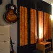 Large lean diffuser and acoustic absorber installation studio rude guitar